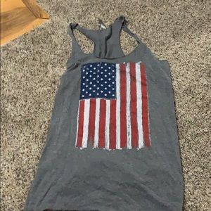 5/$20 American flag tank top